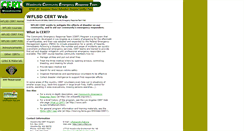 Desktop Screenshot of cert.wflsd.org